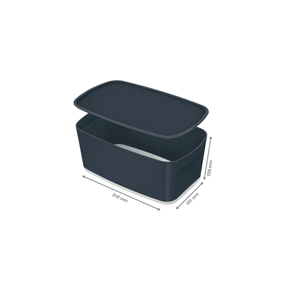 Boîte de rangement avec couvercle - 5 litres - Jaune LEITZ My Box Cosy