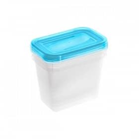 Boîte En Plastique Alimentaire Congélation Carrée 1,8 Litres