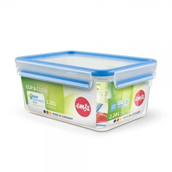 Boîte de conservation 2,2 l frigo congélateur Clip & Close