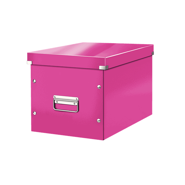 Leitz - Boîte de rangement carton Leitz Click & Store Wow Cube
