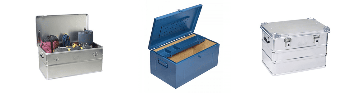 Caisse de transport en aluminium boîte à outils coffre rangement