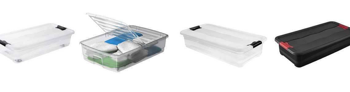 Boîte de rangement Sous-le-lit sur roulettes UltraMC de Sterilite